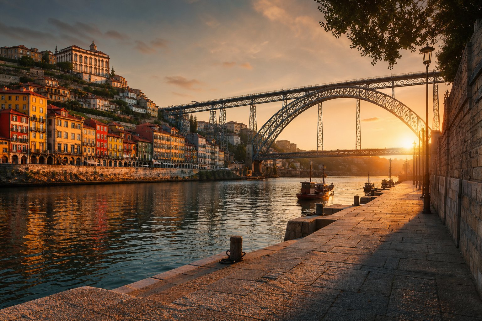 Porto, Portugal — Azulejo facades, port lodges and Douro valley views