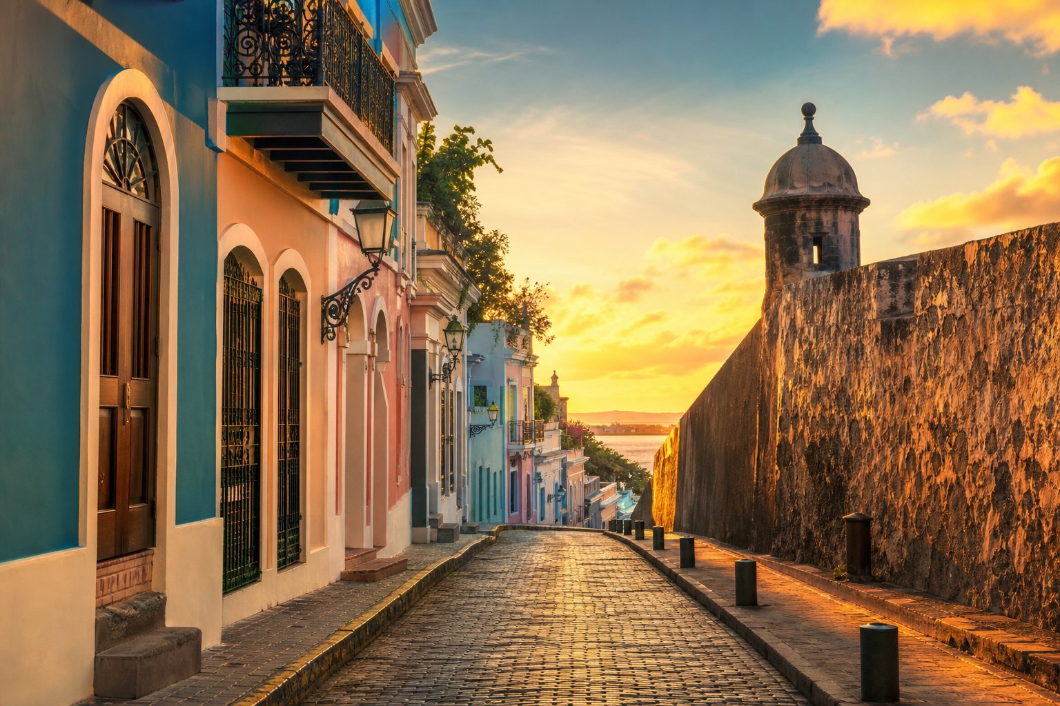 San Juan, Puerto Rico — Colourful Old San Juan, Caribbean forts and salsa nights